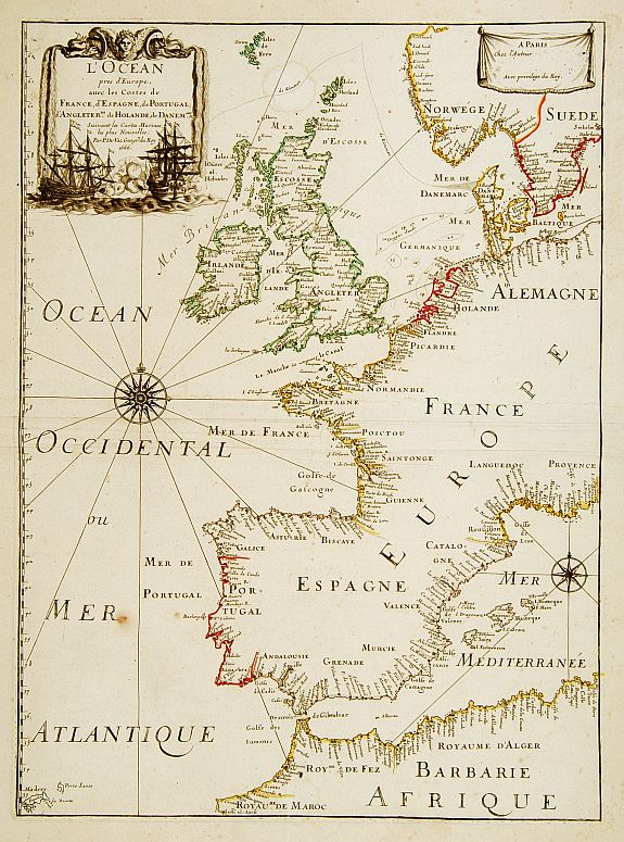 Old Ocean Map