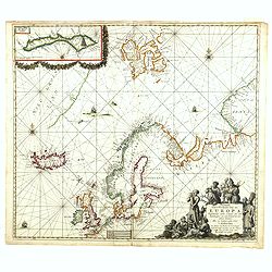 Pascarte van Europa Beginnende vande Canael tot aen Spitbergen, en van Ysland tot aen Nova Zemla . . .