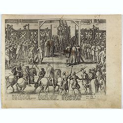 The hanging of the head of police Jean Grauwels in Brussels, 11 february 1569.