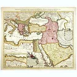 Imperium Turcicum Complectens Europae, Asiae, et Africae, Arabiae que Regiones ac Provincias Plurimas Industria et Labore . . .