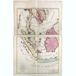 Le Royaume de Siam avec Les Royaumes Qui Luy sont Tributaries & c. / La Royaume de Siam avec les royaumes qui luy sont Tributaires, et les Isles de Sumatra, Andemaon, etc. . . [two sheet map]