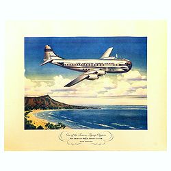 One of the most famous clippers of the Pan America World Airways system. Boeing Startocruiser.