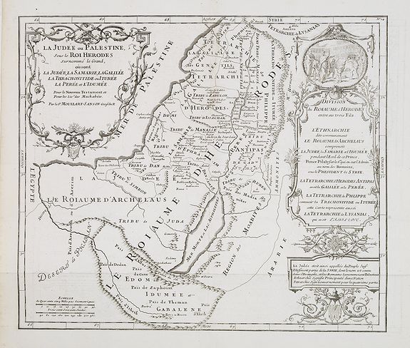 MOULLART SANSON - La Judée ou Palestine, sous le roi Herodes surnommé ...