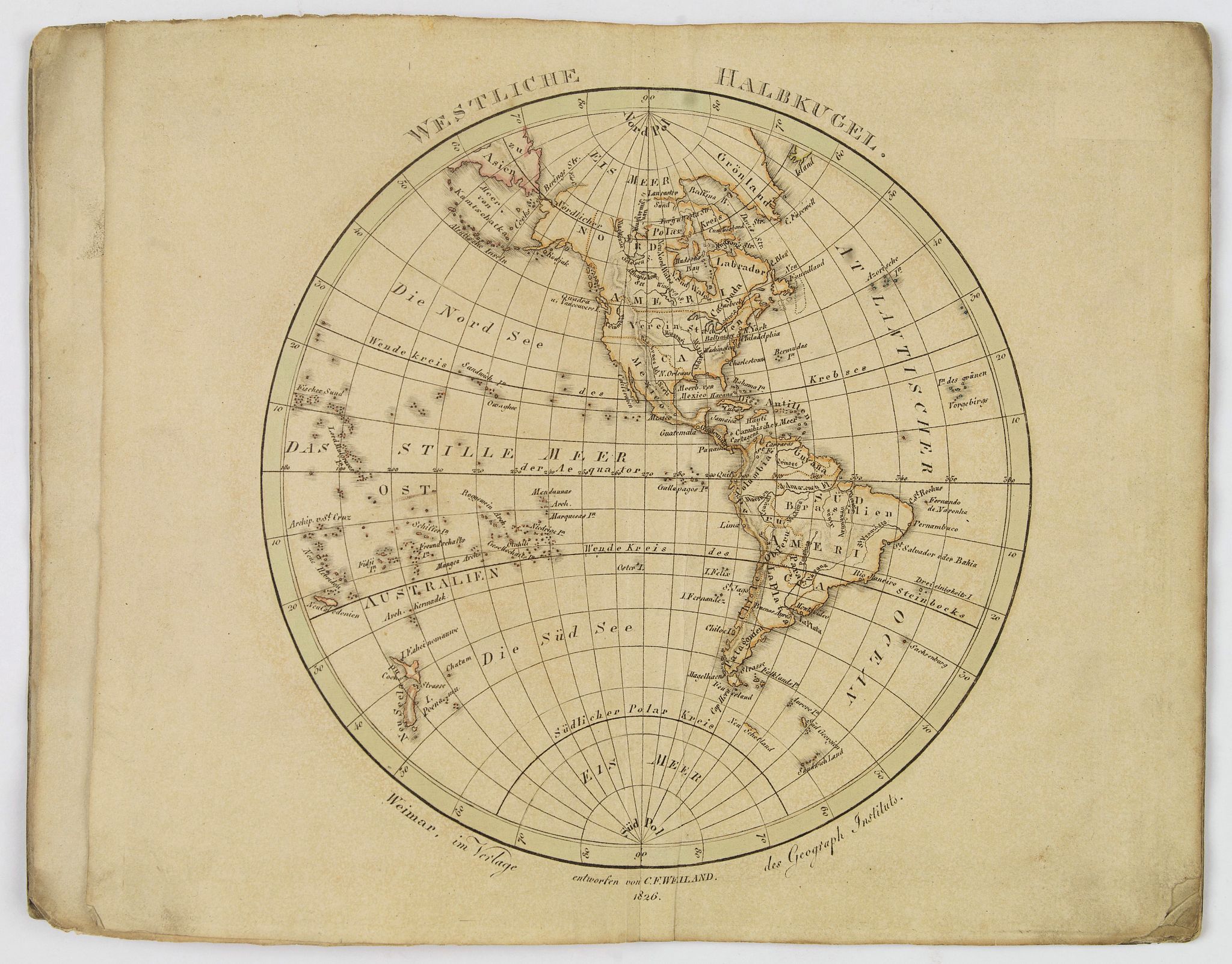 	Kleiner Atlas der Ganzen Erde in VIII Blattern