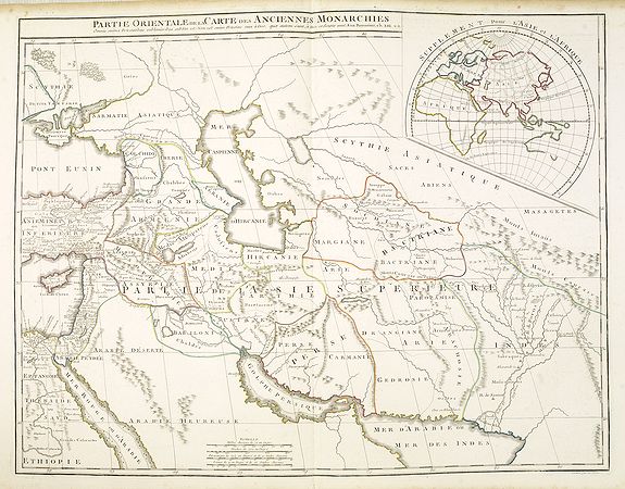 Partie Orientale de la Carte des Anciennes Monarchies. . . - Old map by ...