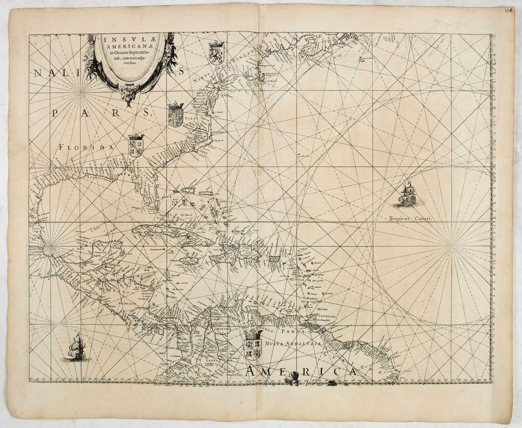 insulae-americanae-in-oceano-septentrionali-cum-terris-adjacentibus