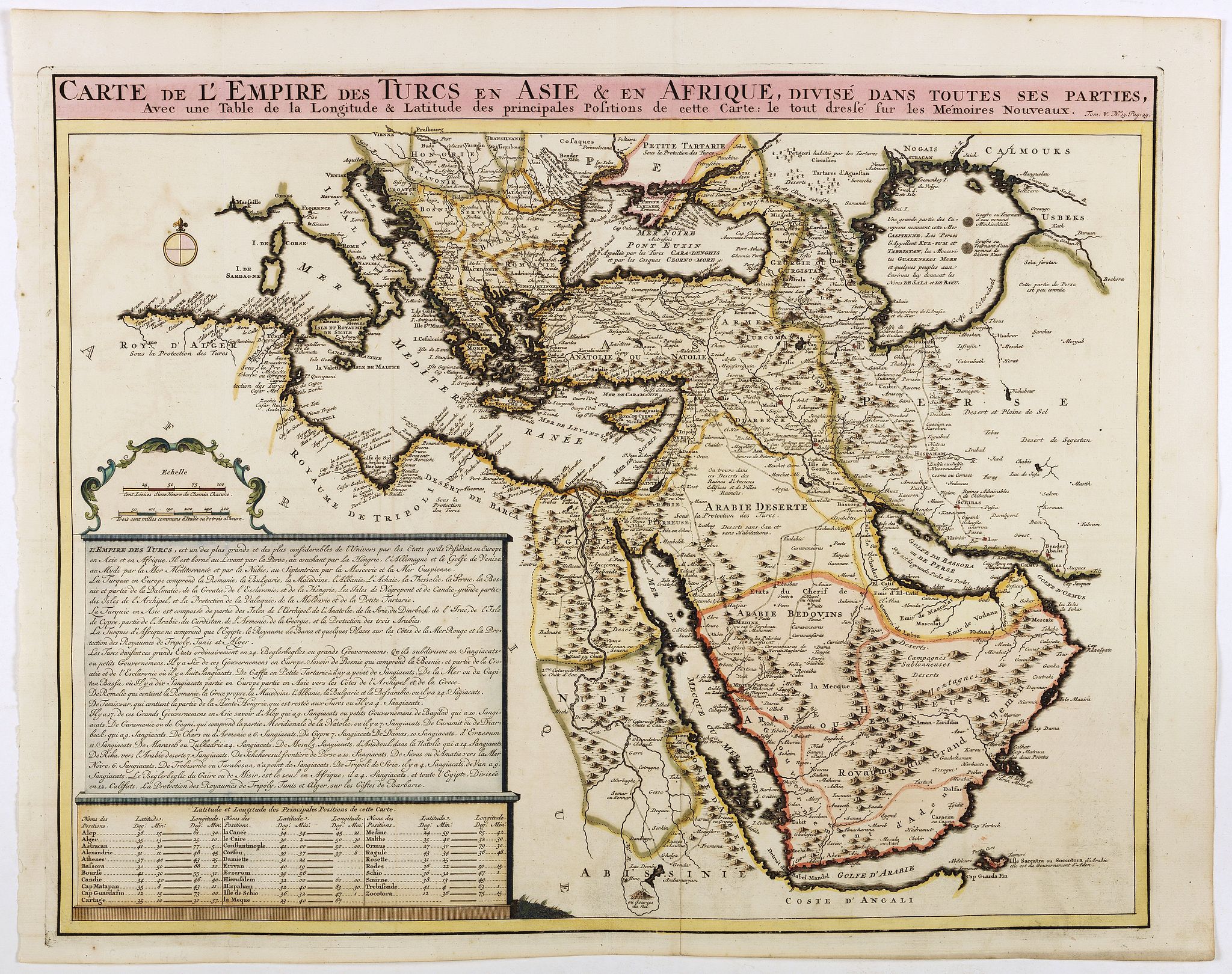 Carte de L'Empire des Turcs en Asie & en Afrique.. - Old map by ...