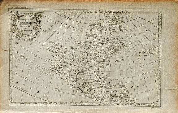 An Accurate Map of North America Drawn from the Sieur Robert, with ...