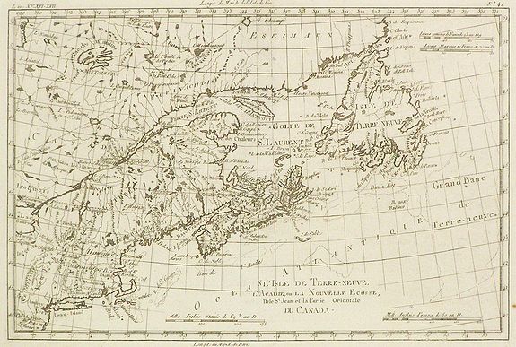 L'Isle de Terre-Neuve, L'Acadie, ou La Nouvelle Ecosse,. . . - Old map ...