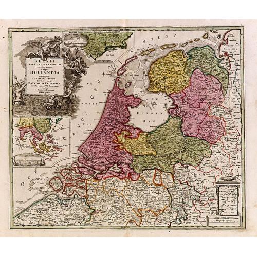 Old map image download for Belgii pars Septentrionalis vulgo Hollandia..