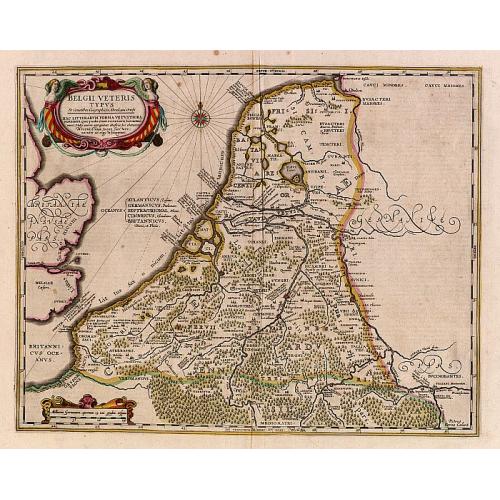 Old map image download for Belgii Veteris Typus ex conatibus..