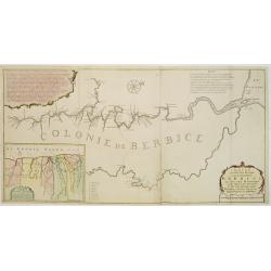 Nieuwe..kaart van de colonie Berbice..