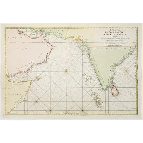 Old map image download for A chart of the northern part of the Indian Ocean..