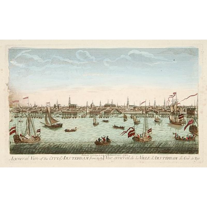 A general view of the city of Amsterdam from the Ye.