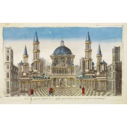 Vue du sperbe Temple de St.Sophie [. . .] a Constantinople.