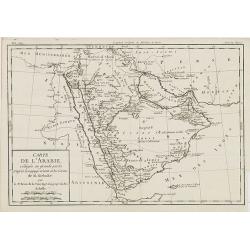 Carte de L'Arabie, rédigée en grande partie d'après le voyge récent et les Cartes de M. Niebuhr par le Sr. Brion de la Tour. . .