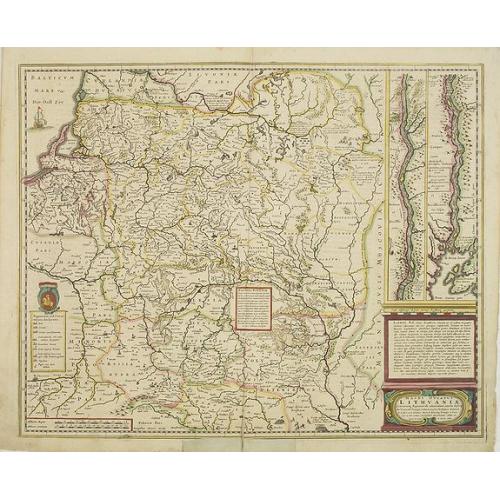 Old map image download for Magni Ducatus Lithuaniae Caetrarumq Regionum illi Adiacentium exacta decrip. . .