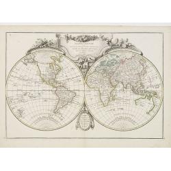 Mappe-Monde ou description du Globe Terrestre..