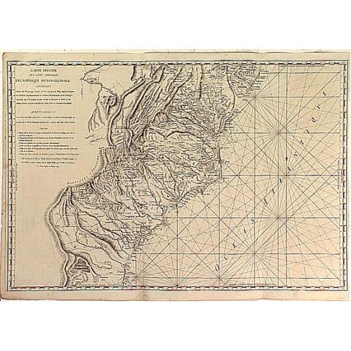 Old map image download for Carte Réduite des Côtes Orientales Del'Amérique Septentrionale Contenant partie du Nouveau Jersey, la Pen-sylvanie, le Mary-land, la Virginie, la Caroline Septentrionale, la Caroline Méridionale et la Georgie. . .