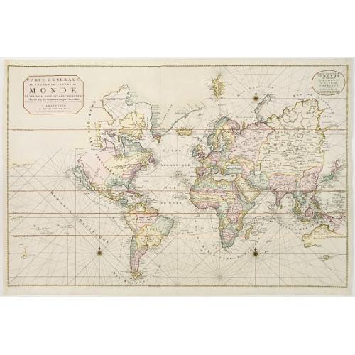 Old map image download for Carte Generale de Toutes les Costes du Monde..