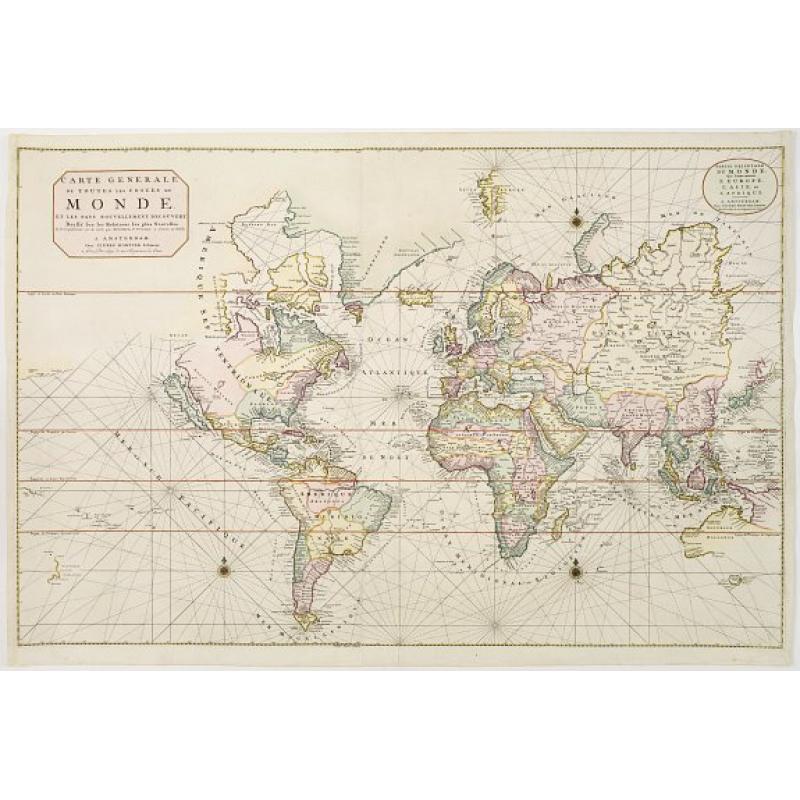 Carte Generale de Toutes les Costes du Monde..