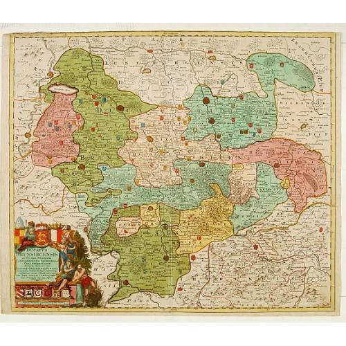 Old map image download for Ducatus Brunsuicensis. . . Calenbergicum, Grubenhag..