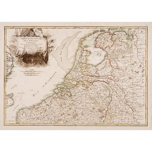 Old map image download for Partie Septentrionale des Pays Bas..