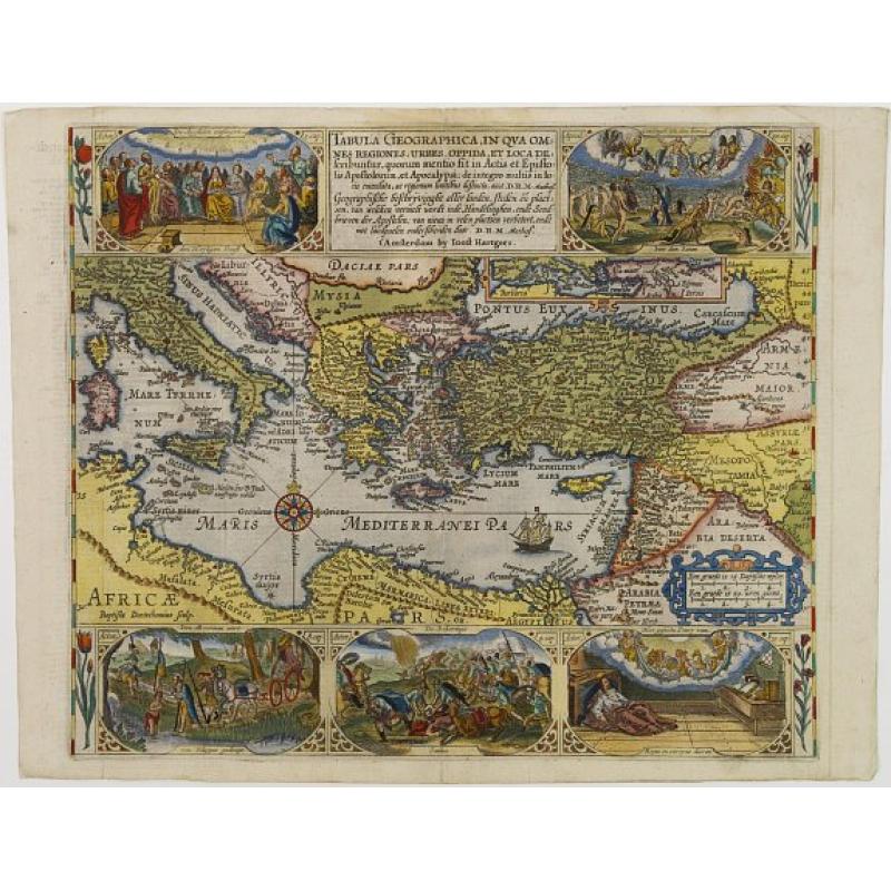 Tabula Geographica in qua omnes regiones, urbes..