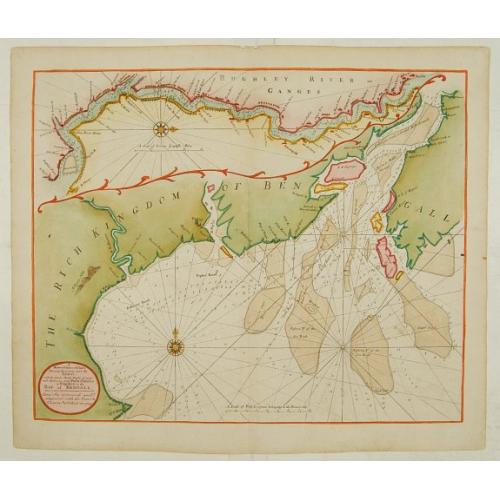 Old map image download for A new & Correct Chart shewing.. Bay of Bengalen..