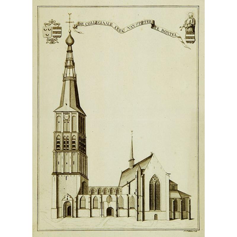 De collegiaale kerk van St.Pieter te Boxtel.