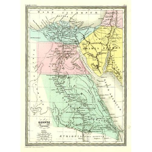 Old map image download for Egypte Ancienne.