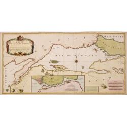 Carte de la Mer de Marmara du Canal des Dardanelles et de Celui de Constantinople. Levée sur les lieux en 1776