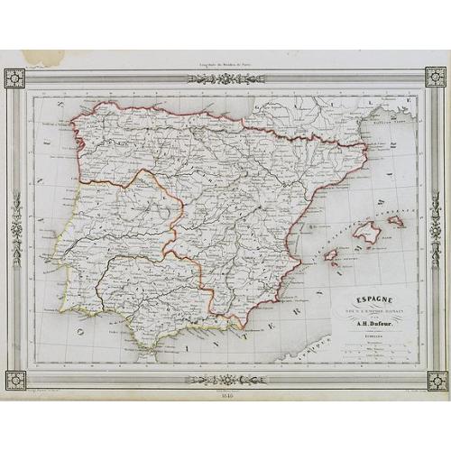 Old map image download for Espagne sous l'empire Romain.