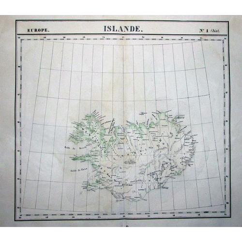 Old map image download for Islande N° 1