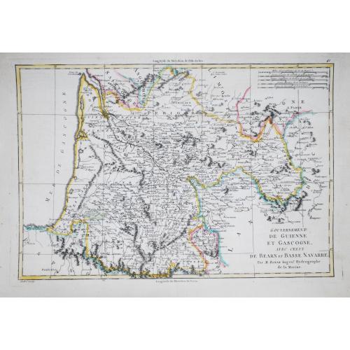 Old map image download for [Lot of 5 maps of the mouth of the Gironde river] Carte des Entrees et Cours de la Gironde