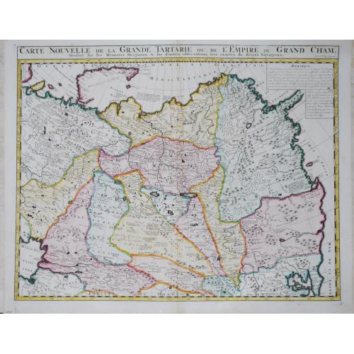 Old map image download for [Lot of 10 maps] Carte Nouvelle de la Grande Tartary.