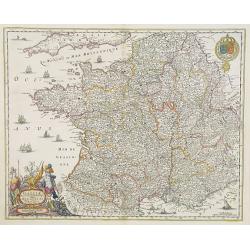 Gallia. Nova et accurata descriptio vulgo Royaume de France.