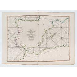 A Chart of the Coasts of Spain and Portugal, with the Balearic Islands, and Part of the Coast of Barbary.