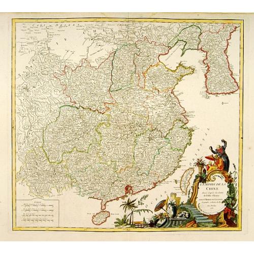 Old map image download for L'Empire de la Chine..