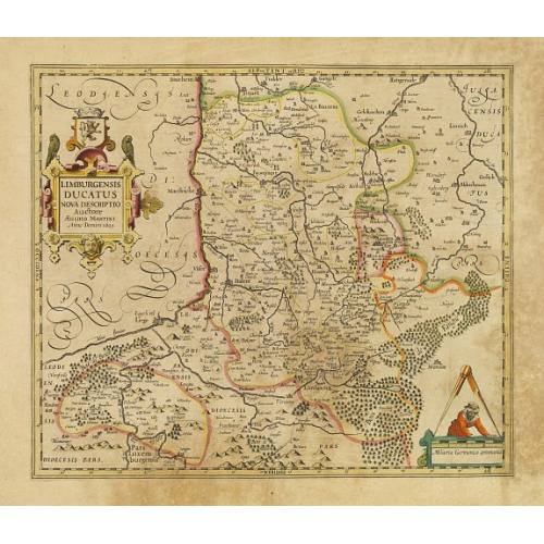 Old map image download for Limburgensis Ducatus Nova Descriptio.