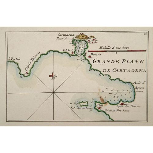 Old map image download for Grande Plane de Cartagena. [5]