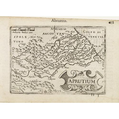 Old map image download for Aprutium / Abruzzo.