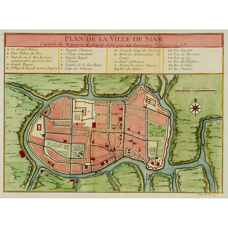 Plan de la ville de Siam.