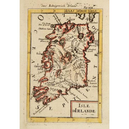 Old map image download for Isle d'Irlande.