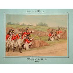 Service de France. 3éme Régiment Fusiliers1812