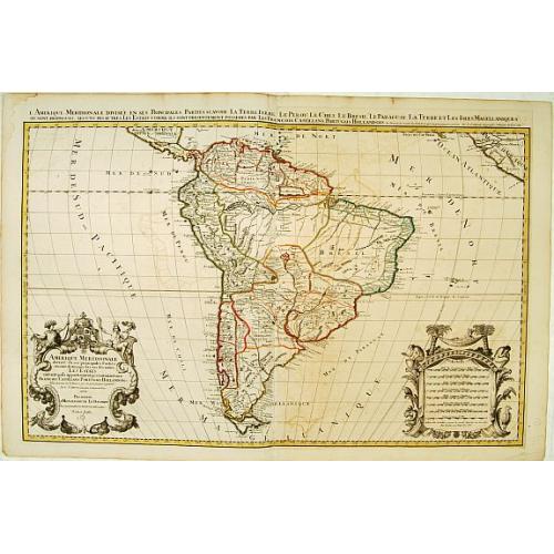 Old map image download for Amerique Meridionale..