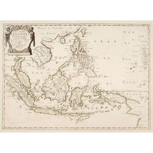 Old map image download for Les Isles Philippines Molucques et de la Sonde.