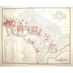 Plan von Washington 1845