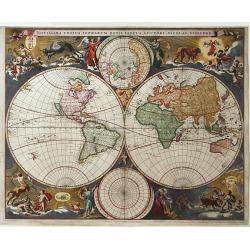 Novissima Totius Terrarum Orbis Tabula, Auctore Nicolao Visscher.