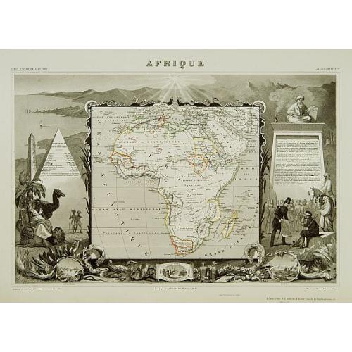 Old map image download for Afrique.